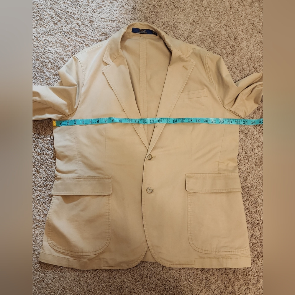 Ralph lauren mens xxlarge chino blazer tan